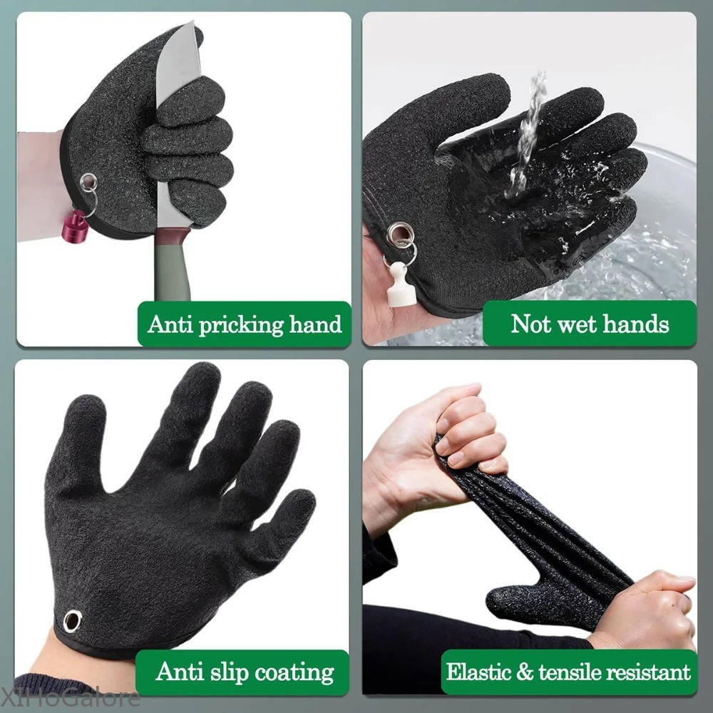Heavy Duty Anti Slip Puncture  - Fishing Gloves 评论和价格